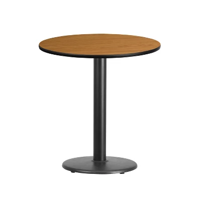 Flash Furniture 24'' Round Laminate Table Top With 18'' Round Table Height Base 5 Flash Furniture 24'' Round Laminate Table Top With 18'' Round Table Height Base - Image 5