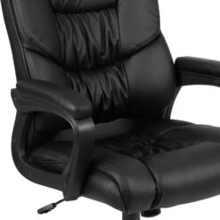Flash Furniture Flash Fundamentals Big & Tall 400 Lb. Rated LeatherSoft Swivel Office Chair With Padded Arms 24 Flash Furniture Flash Fundamentals Big & Tall 400 Lb. Rated LeatherSoft Swivel Office Chair With Padded Arms -Flash Furniture GUEST bda4a818 7306 4f72 abd1 80b000c5744b