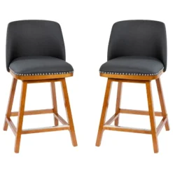 Flash Furniture Julia Set Of 2 Transitional Upholstered Counter Stools With Nailhead Trim And Solid Wood Frames 24 Flash Furniture Julia Set Of 2 Transitional Upholstered Counter Stools With Nailhead Trim And Solid Wood Frames -Flash Furniture GUEST bfca7773 0ca3 4fe6 96ef 087f59b9f856