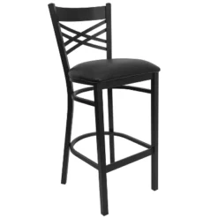 Flash Furniture Black ''X'' Back Metal Restaurant Barstool 21 Flash Furniture Black ''X'' Back Metal Restaurant Barstool -Flash Furniture GUEST c054d97f 7d67 461d 98a9 26cc750da25b