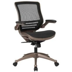 Flash Furniture Mid-Back Transparent Mesh Executive Swivel Office Chair With Flip-Up Arms 23 Flash Furniture Mid-Back Transparent Mesh Executive Swivel Office Chair With Flip-Up Arms -Flash Furniture GUEST c06be90c 92bb 4d39 802b 709784bd514f