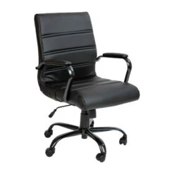 Flash Furniture Mid-Back Executive Swivel Office Chair With Metal Frame And Arms 34 Flash Furniture Mid-Back Executive Swivel Office Chair With Metal Frame And Arms -Flash Furniture GUEST c13be387 a530 44d1 b6a4 f268d3fba4cb