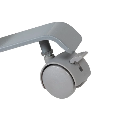 Flash Furniture Transparent Acrylic Mobile Partition With Lockable Casters (3 Sections Included) 8 Flash Furniture Transparent Acrylic Mobile Partition With Lockable Casters (3 Sections Included) - Image 8