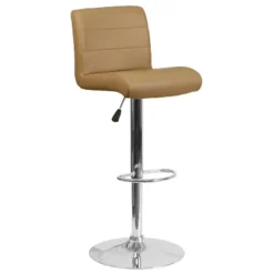 Flash Furniture Contemporary Vinyl Adjustable Height Barstool With Rolled Seat And Chrome Base 29 Flash Furniture Contemporary Vinyl Adjustable Height Barstool With Rolled Seat And Chrome Base -Flash Furniture GUEST c77350d9 f9bc 4bd2 ab11 9b2f51b10c15