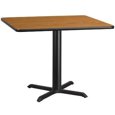 Flash Furniture 42'' Square Laminate Table Top With 33'' X 33'' Table Height Base 3 Flash Furniture 42'' Square Laminate Table Top With 33'' X 33'' Table Height Base - Image 3