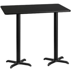 Flash Furniture 30'' X 60'' Rectangular Laminate Table Top With 22'' X 22'' Bar Height Table Bases 7 Flash Furniture 30'' X 60'' Rectangular Laminate Table Top With 22'' X 22'' Bar Height Table Bases -Flash Furniture GUEST c8e1bf37 ad01 4ac5 9124 5954c7d78c61