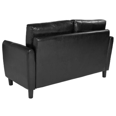 Flash Furniture Candler Park Upholstered Loveseat 1 Flash Furniture Candler Park Upholstered Loveseat