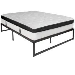 Flash Furniture 14 Inch Metal Platform Bed Frame With 12 Inch Memory Foam Pocket Spring Mattress In A Box (No Box Spring Required) 23 Flash Furniture 14 Inch Metal Platform Bed Frame With 12 Inch Memory Foam Pocket Spring Mattress In A Box (No Box Spring Required) -Flash Furniture GUEST ca19a8b7 a123 415a a3e6 7de0609d7d83