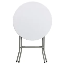 Flash Furniture 2-Foot Round Granite White Plastic Folding Table 8 Flash Furniture 2-Foot Round Granite White Plastic Folding Table -Flash Furniture GUEST caef8223 0e57 43e1 9791 808b36a8d25f
