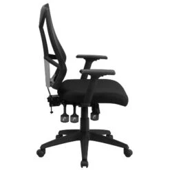 Flash Furniture High Back Black Mesh Multifunction Swivel Ergonomic Task Office Chair With Adjustable Arms -Flash Furniture GUEST cb193243 6108 4d8a b792 f79165a66223