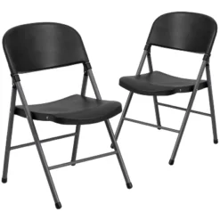 Flash Furniture 2 Pack HERCULES Series 330 Lb. Capacity Plastic Folding Chair With Charcoal Frame 25 Flash Furniture 2 Pack HERCULES Series 330 Lb. Capacity Plastic Folding Chair With Charcoal Frame -Flash Furniture GUEST cb3740aa 75bd 4672 9199 198bb5a32fdf