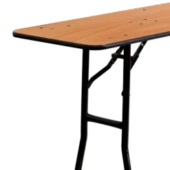 Flash Furniture 8-Foot Rectangular Wood Folding Training / Seminar Table With Smooth Clear Coated Finished Top 11 Flash Furniture 8-Foot Rectangular Wood Folding Training / Seminar Table With Smooth Clear Coated Finished Top -Flash Furniture GUEST cba666ba 7e15 4b5f 8f44 0b673cbd23ec