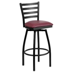 Flash Furniture Black Ladder Back Swivel Metal Barstool 24 Flash Furniture Black Ladder Back Swivel Metal Barstool -Flash Furniture GUEST cbdb8f26 4a17 4721 985e e85cc822f75c