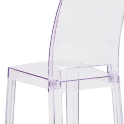Flash Furniture Ghost Counter Stool With Square Back In Transparent Crystal 12 Flash Furniture Ghost Counter Stool With Square Back In Transparent Crystal -Flash Furniture GUEST cbe81d73 4629 4ae6 9879 401f35a34515