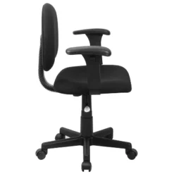 Flash Furniture Wayne Mid-Back Black Fabric Swivel Task Office Chair With Adjustable Arms 15 Flash Furniture Wayne Mid-Back Black Fabric Swivel Task Office Chair With Adjustable Arms -Flash Furniture GUEST ccca7afe 27f8 4127 a0a4 85cbd2fd961b