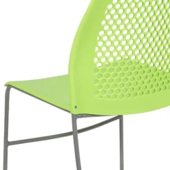 Flash Furniture HERCULES Series 661 Lb. Capacity Stack Chair With Air-Vent Back And Powder Coated Sled Base -Flash Furniture GUEST cd2a1cd6 402b 4727 939f 5067fb88001f