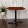Flash Furniture 36" Round Multi-Purpose Conference Table In Cherry