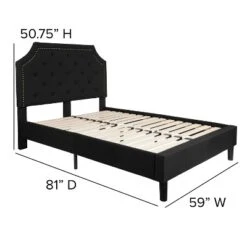 Flash Furniture Brighton Tufted Upholstered Platform Bed With 10 Inch CertiPUR-US Certified Foam And Pocket Spring Mattress 14 Flash Furniture Brighton Tufted Upholstered Platform Bed With 10 Inch CertiPUR-US Certified Foam And Pocket Spring Mattress -Flash Furniture GUEST ce0cb7d2 6835 4014 9eb6 894e3ff87147