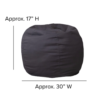 Flash Furniture Small Bean Bag Chair For Kids And Teens 4 Flash Furniture Small Bean Bag Chair For Kids And Teens - Image 4