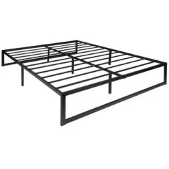 Flash Furniture 14 Inch Metal Platform Bed Frame - No Box Spring Needed With Steel Slat Support And Quick Lock Functionality 30 Flash Furniture 14 Inch Metal Platform Bed Frame - No Box Spring Needed With Steel Slat Support And Quick Lock Functionality -Flash Furniture GUEST d07c9b1c c18b 42da 955b abc819823769
