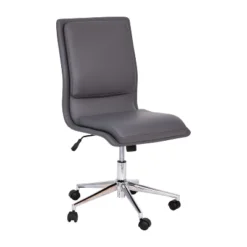 Flash Furniture Madigan Mid-Back Armless Swivel Task Office Chair With Upholstery And Adjustable Metal Base 27 Flash Furniture Madigan Mid-Back Armless Swivel Task Office Chair With Upholstery And Adjustable Metal Base -Flash Furniture GUEST d12c6df3 0745 4ea9 9f66 e814c88986a8