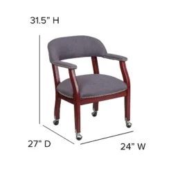 Flash Furniture Conference Chair With Accent Nail Trim And Casters 15 Flash Furniture Conference Chair With Accent Nail Trim And Casters -Flash Furniture GUEST d136cee0 aeb6 477c b9e5 66a0a2a7a3c8