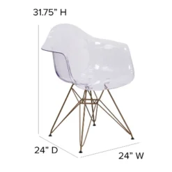 Flash Furniture Alonza Series Transparent Side Chair With Gold Base 11 Flash Furniture Alonza Series Transparent Side Chair With Gold Base -Flash Furniture GUEST d193c86e d234 483d aa94 85d98cd42adb