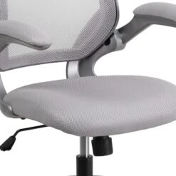 Flash Furniture Mid-Back Mesh Swivel Ergonomic Task Office Chair With Gray Frame And Flip-Up Arms -Flash Furniture GUEST d3c63b19 6c94 433e b403 ed478c564bcc