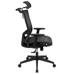 Flash Furniture Ergonomic Black Mesh Office Chair-Synchro-Tilt, Pivot Headrest, Adjustable Arms 21 Flash Furniture Ergonomic Black Mesh Office Chair-Synchro-Tilt, Pivot Headrest, Adjustable Arms -Flash Furniture GUEST d3cf2539 60da 4429 98fa e18c0220f648