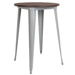 Flash Furniture 30" Round Metal Indoor Bar Height Table With Rustic Wood Top 9 Flash Furniture 30" Round Metal Indoor Bar Height Table With Rustic Wood Top -Flash Furniture GUEST d3d9183e 53e3 4e3a bd60 1ebcbc81836b
