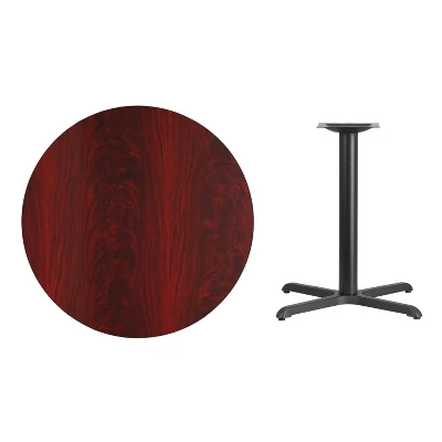 Flash Furniture 36'' Round Laminate Table Top With 30'' X 30'' Table Height Base 7 Flash Furniture 36'' Round Laminate Table Top With 30'' X 30'' Table Height Base - Image 7