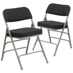 Flash Furniture 2 Pack HERCULES Series Premium Curved Triple Braced & Hinged Fabric Upholstered Metal Folding Chair 24 Flash Furniture 2 Pack HERCULES Series Premium Curved Triple Braced & Hinged Fabric Upholstered Metal Folding Chair -Flash Furniture GUEST d556d1fe b089 4e23 a2cb 851865ae3583