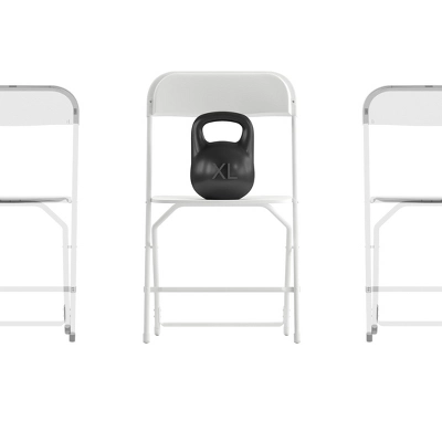 Flash Furniture Hercules™ Big And Tall Commercial Folding Chair - Extra Wide 650LB. Capacity - Durable Plastic - 4-Pack 16 Flash Furniture Hercules™ Big And Tall Commercial Folding Chair - Extra Wide 650LB. Capacity - Durable Plastic - 4-Pack - Image 16