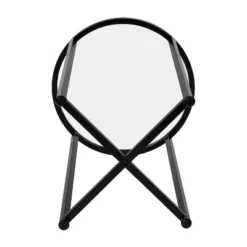 Flash Furniture Greenwich Collection End Table - Modern Clear Glass Accent Table With Crisscross Matte Black Frame 15 Flash Furniture Greenwich Collection End Table - Modern Clear Glass Accent Table With Crisscross Matte Black Frame -Flash Furniture GUEST d6d515d1 48b9 4512 8280 5f4f6e877802