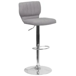 Flash Furniture Contemporary Vinyl Adjustable Height Barstool With Vertical Stitch Back And Chrome Base 26 Flash Furniture Contemporary Vinyl Adjustable Height Barstool With Vertical Stitch Back And Chrome Base -Flash Furniture GUEST d837e509 360c 4cf5 8d38 855abc36e361