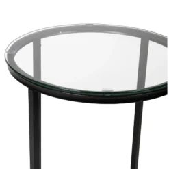 Flash Furniture Greenwich Collection End Table - Modern Clear Glass Accent Table With Crisscross Matte Black Frame 12 Flash Furniture Greenwich Collection End Table - Modern Clear Glass Accent Table With Crisscross Matte Black Frame -Flash Furniture GUEST d8b52e73 c283 417f bcd0 3012b2bcfaf9