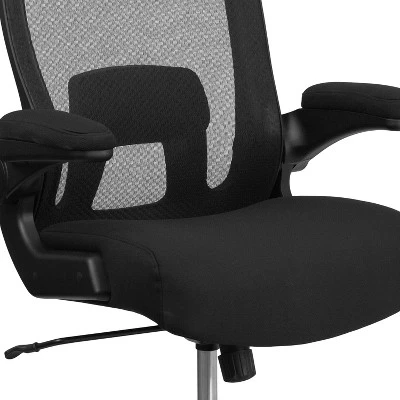Flash Furniture HERCULES Series Big & Tall 500 Lb. Rated Mesh Executive Swivel Ergonomic Office Chair With Adjustable Lumbar 4 Flash Furniture HERCULES Series Big & Tall 500 Lb. Rated Mesh Executive Swivel Ergonomic Office Chair With Adjustable Lumbar - Image 4