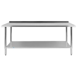 Flash Furniture Stainless Steel 18 Gauge Prep And Work Table With 1.5" Backsplash And Undershelf, NSF 17 Flash Furniture Stainless Steel 18 Gauge Prep And Work Table With 1.5" Backsplash And Undershelf, NSF -Flash Furniture GUEST d9ac025f 44b7 4cfe 85c3 06cbaec93e78