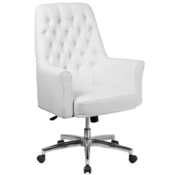 Flash Furniture Mid-Back Traditional Tufted LeatherSoft Executive Swivel Office Chair With Arms 24 Flash Furniture Mid-Back Traditional Tufted LeatherSoft Executive Swivel Office Chair With Arms -Flash Furniture GUEST d9e20969 3553 45aa adb4 483e17dedd7f