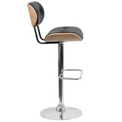 Flash Furniture Bentwood Adjustable Height Barstool With Button Tufted Vinyl Upholstery 17 Flash Furniture Bentwood Adjustable Height Barstool With Button Tufted Vinyl Upholstery -Flash Furniture GUEST db045187 4b06 4545 a0b2 caab8aa5e8df