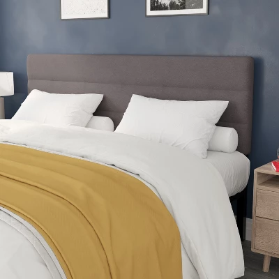 Flash Furniture Paxton Channel Stitched Upholstered Headboard, Adjustable Height From 44.5" To 57.25" 3 Flash Furniture Paxton Channel Stitched Upholstered Headboard, Adjustable Height From 44.5" To 57.25" - Image 3