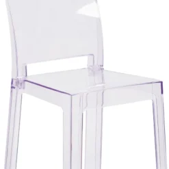Flash Furniture Ghost Counter Stool With Square Back In Transparent Crystal 13 Flash Furniture Ghost Counter Stool With Square Back In Transparent Crystal -Flash Furniture GUEST dd1ecfea 10e5 4807 950b d9e0b15ad595