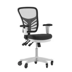 Flash Furniture Nicholas Mid-Back Multifunction Executive Swivel Ergonomic Office Chair With Adjustable Arms And Transparent Roller Wheels 36 Flash Furniture Nicholas Mid-Back Multifunction Executive Swivel Ergonomic Office Chair With Adjustable Arms And Transparent Roller Wheels -Flash Furniture GUEST de0e8c0e 6c13 4b2d a4b4 adc30d8d55d6