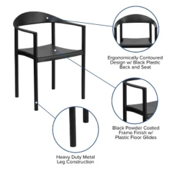 Flash Furniture HERCULES Series 1000 Lb. Capacity Plastic Cafe Stack Chair 19 Flash Furniture HERCULES Series 1000 Lb. Capacity Plastic Cafe Stack Chair -Flash Furniture GUEST df08c685 2062 466f 946b e884c88b86bc