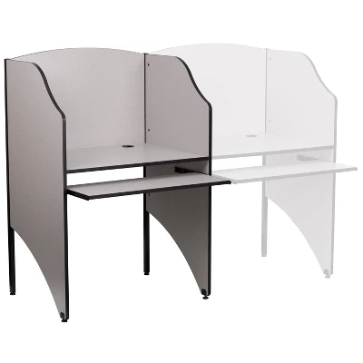 Flash Furniture Starter Study Carrel 8 Flash Furniture Starter Study Carrel - Image 8