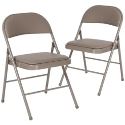 Flash Furniture 2 Pack HERCULES Series Double Braced Vinyl Folding Chair -Flash Furniture GUEST e21e82a2 0f71 4a14 a43f f1335b40cba1