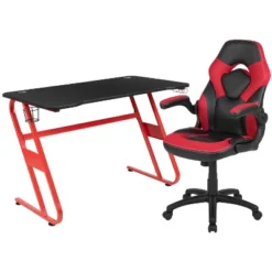 Flash Furniture Gaming Desk And Racing Chair Set With Cup Holder And Headphone Hook 27 Flash Furniture Gaming Desk And Racing Chair Set With Cup Holder And Headphone Hook -Flash Furniture GUEST e56516e6 1abe 4adb 940a 79913d16eb4b