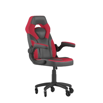 Flash Furniture X10 Gaming Chair Racing Office Computer PC Adjustable Chair With Flip-up Arms And Transparent Roller Wheels 9 Flash Furniture X10 Gaming Chair Racing Office Computer PC Adjustable Chair With Flip-up Arms And Transparent Roller Wheels - Image 9