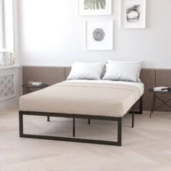 Flash Furniture 14 Inch Metal Platform Bed Frame With 10 Inch Pocket Spring Mattress In A Box (No Box Spring Required) 23 Flash Furniture 14 Inch Metal Platform Bed Frame With 10 Inch Pocket Spring Mattress In A Box (No Box Spring Required) -Flash Furniture GUEST e6c53b78 df4e 4e47 a70a 56fbe83ee5d0