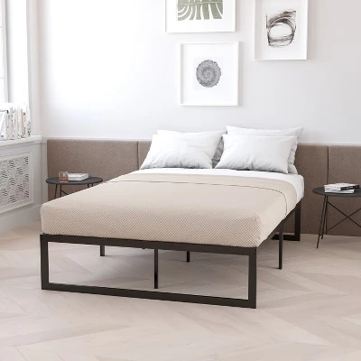 Flash Furniture 14 Inch Metal Platform Bed Frame With 10 Inch Pocket Spring Mattress In A Box (No Box Spring Required) 11 Flash Furniture 14 Inch Metal Platform Bed Frame With 10 Inch Pocket Spring Mattress In A Box (No Box Spring Required) - Image 11